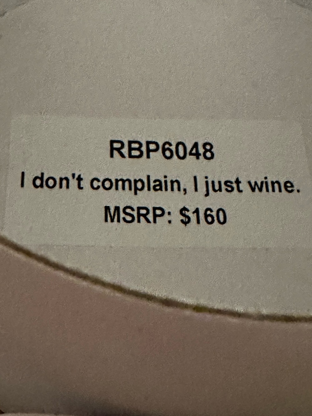 Bomb Party Summer Stack 2023 RBP6048 I Don’t Complain, I Just Wine - Picture 6 of 6